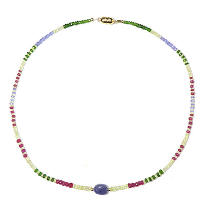 Collana in argento con Tanzanite (Riya)