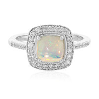 Anello in argento con Opale di Welo