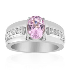 Anello in argento con Kunzite