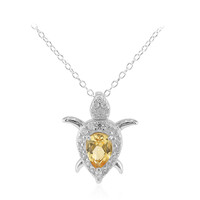 Collana in argento con Citrino