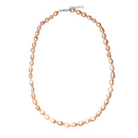 Collana in argento con Perla di Acqua Dolce (TPC)