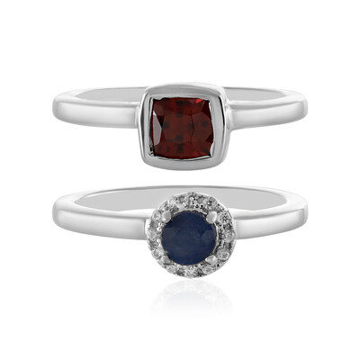 Anello in argento con Zircone Rosa