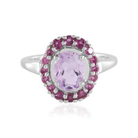 Anello in argento con Ametista Rose de France