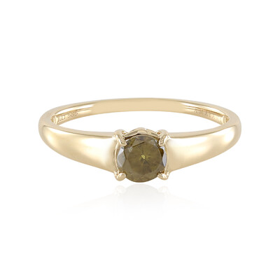 Anello in oro con Sfalerite (AMAYANI)