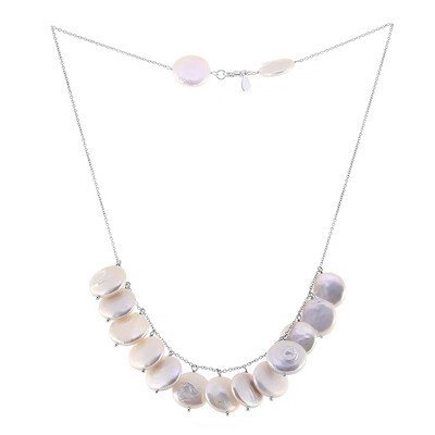 Collana in argento con Perla di Acqua Dolce