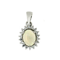 Ciondolo in argento con Opale di Welo
