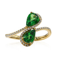 Anello in oro con Tsavorite AAA (CIRARI)