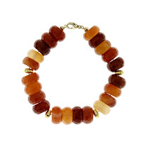 Bracciale in argento con Corniola (CUSTODANA)