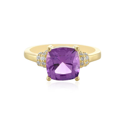 Anello in argento con Ametista Uruguay