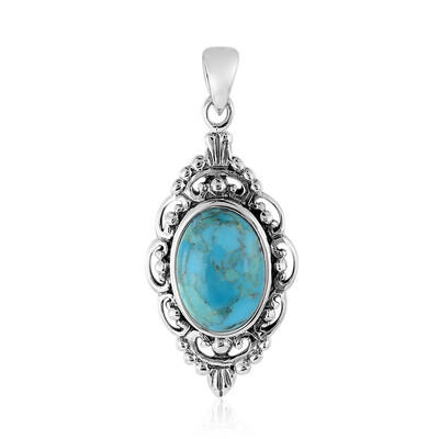 Ciondolo in argento con Turchese Kingman Mohave Blu (Art of Nature)