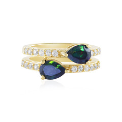 Anello in argento con Opale Mezezo (Adela Silber)