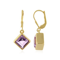 Orecchini in argento con Ametista Rose de France