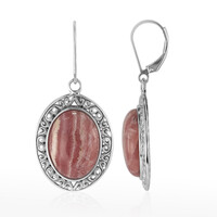 Orecchini in argento con Rodocrosite (Art of Nature)