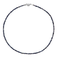 Collana in argento con Zaffiro Blu