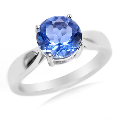 Anello in argento con Fluorite Cangiante