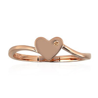 Anello in oro con Diamante Rose de France SI1 di Argyle