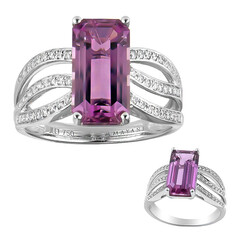 Anello in oro con Diasporo Rosa (AMAYANI)