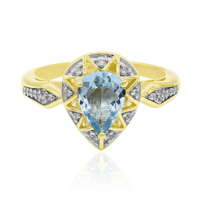 Anello in oro con Acquamarina Medina