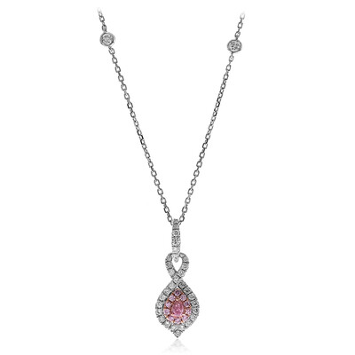 Collana in oro con Diamante Rosa I1 (CIRARI)