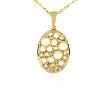 Collana in argento con Opale di Welo
