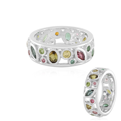 Anello in argento con Tormalina