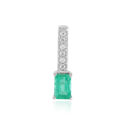 Ciondolo in argento con Smeraldo Russo