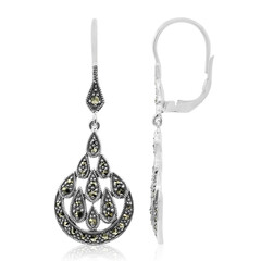 Orecchini in argento con Marcassite