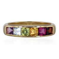Anello in argento con Citrino