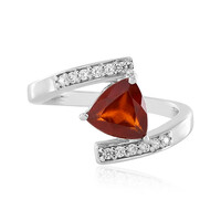 Anello in argento con Granato Essonite
