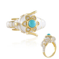 Anello in argento con Turchese Sleeping Beauty
