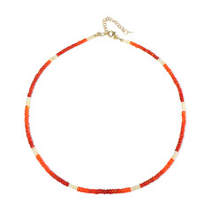 Collana in argento con Opale Arancione
