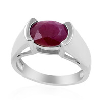Anello in argento con Rubino