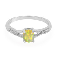 Anello in argento con Opale Indonesiano