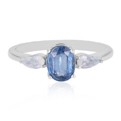 Anello in argento con Cianite del Nepal