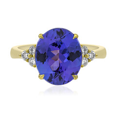 Anello in oro con Tanzanite AAA (CIRARI)