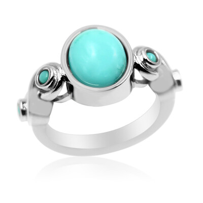 Anello in argento con Turchese Campitos (Anne Bever)