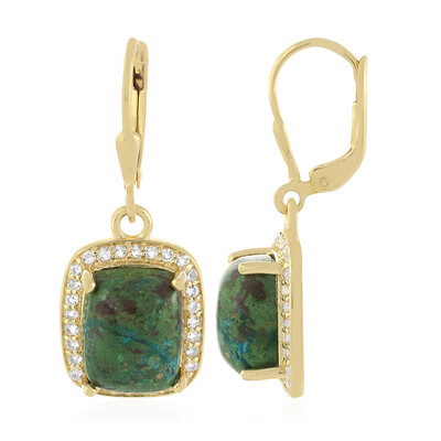 Orecchini in argento con Crisocolla
