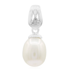 Ciondolo in argento con Perla di Acqua Dolce (TPC)