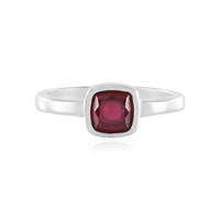 Anello in argento con Rubino del Madagascar