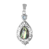 Ciondolo in argento con Conchiglia Abalone (Art of Nature)
