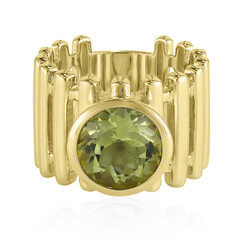 Anello in argento con Citrino Limone
