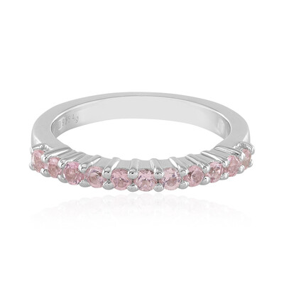 Anello in argento con Tormalina Rosa Nigeriana