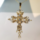 Collana in argento con Topazio Bianco