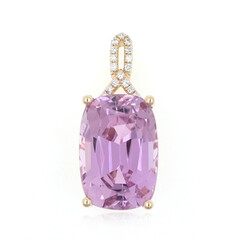 Ciondolo in oro con Kunzite Patroke (AMAYANI)