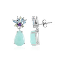 Orecchini in argento con Amazzonite