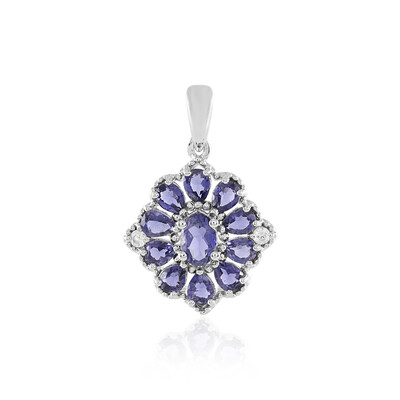 Ciondolo in argento con Iolite