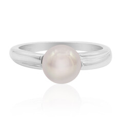 Anello in argento con Perla di Acqua Dolce