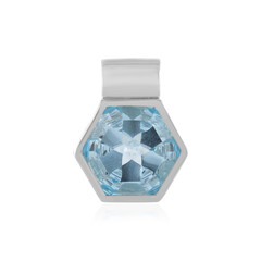Ciondolo in argento con Topazio Blu Cielo