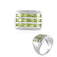 Anello in argento con Peridoto