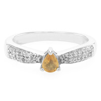 Anello in argento con Zaffiro Giallo